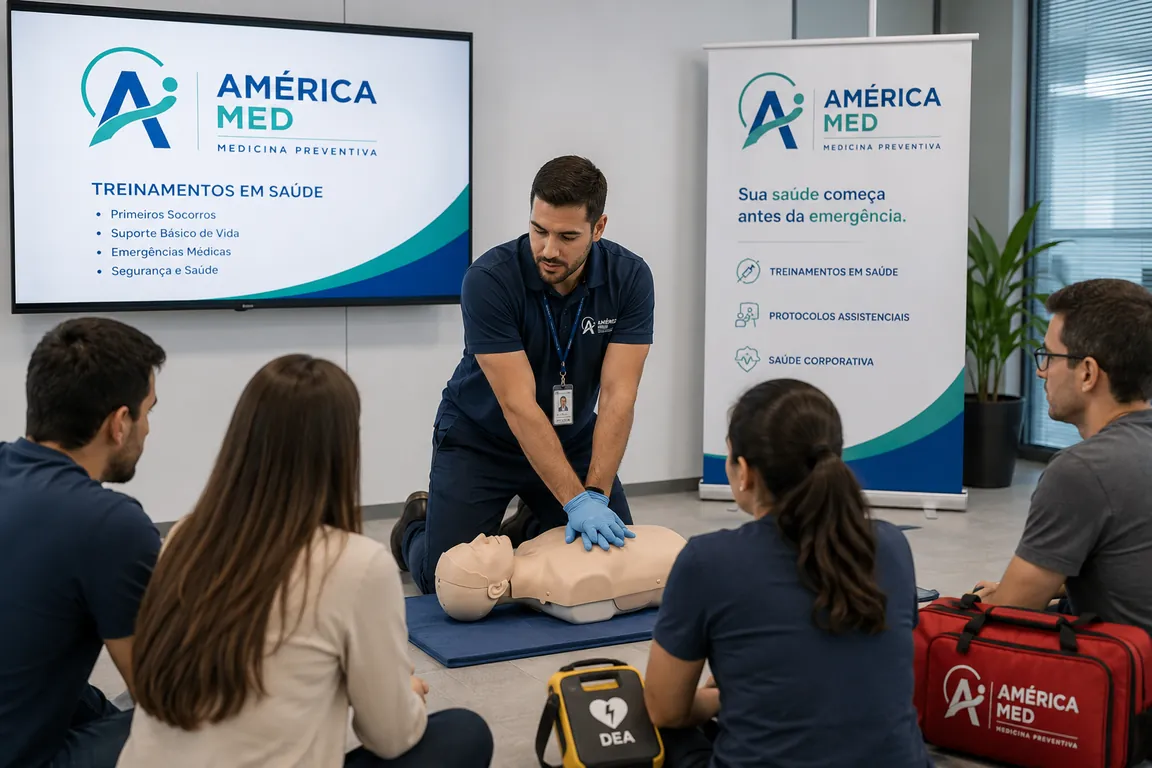 Treinamento em primeiros socorros e RCP